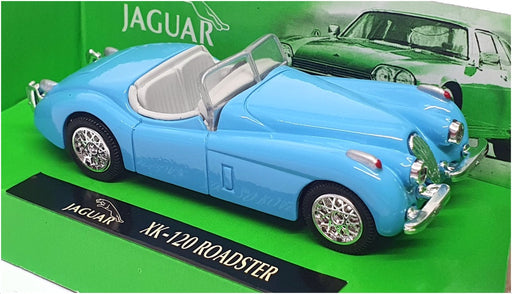 NewRay 1/43 Scale Diecast 48483 - Jaguar XK120 Roadster - Lt Blue