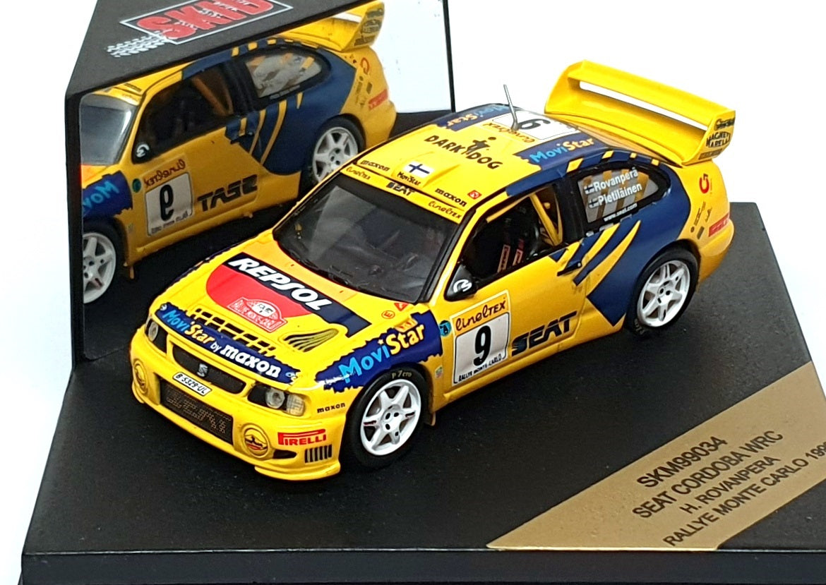 Skid 1/43 Scale SKM99034 - Seat Cordoba WRC #9 Monte Carlo Rally 1999 Rovanpera