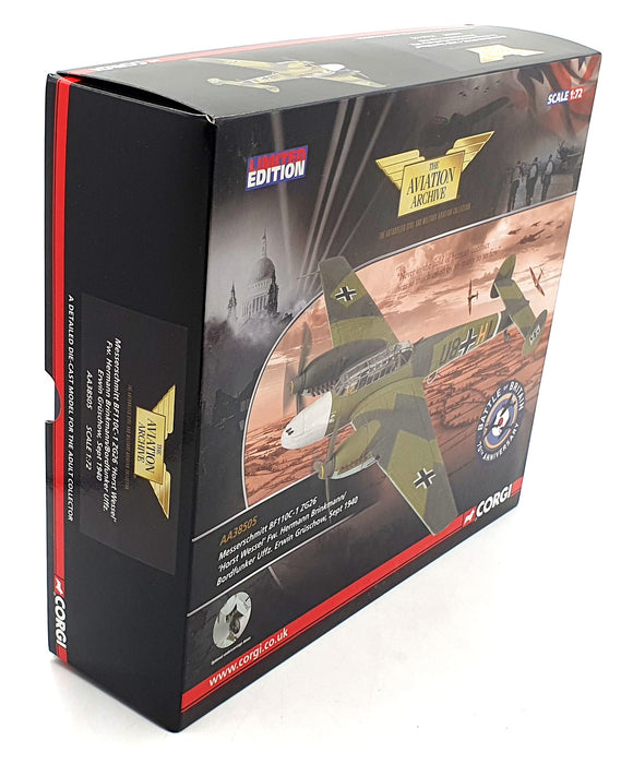 Corgi 1/72 Scale AA38505 - Messerschmitt BF110C-1 ZG26 Horst Wessel 1940