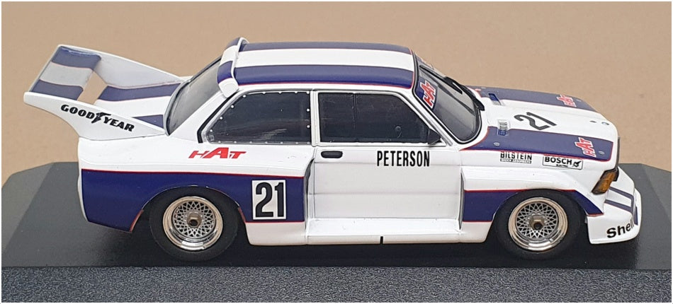 Minichamps 1/43 Scale 400 772321 - BMW 320i Grp.5 DRM 1977 #21 R. Peterson