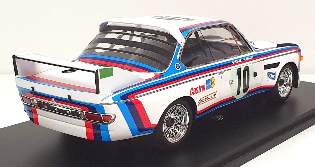 Spark 1/18 Scale 18SPA1973 - BMW 3.0 CSL #10 1st 24Hr Spa 1973