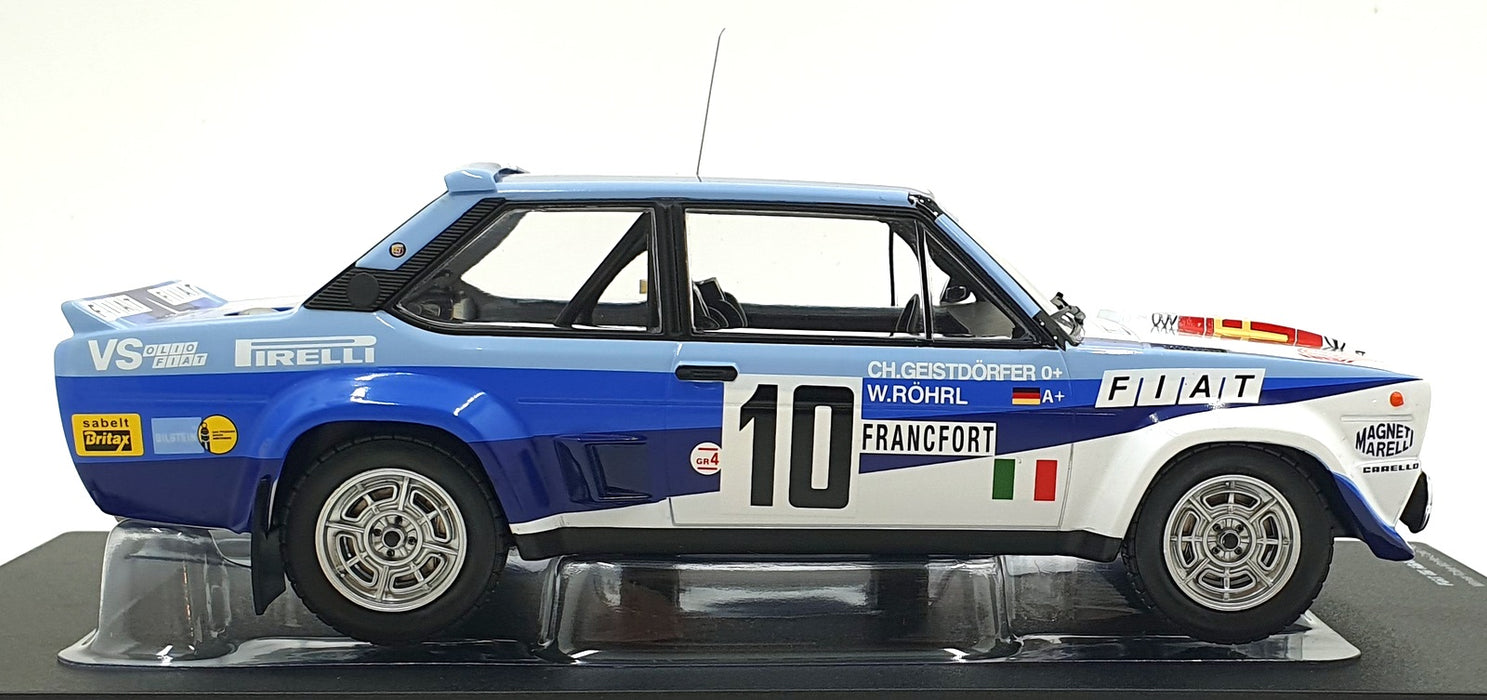 Werk83 1/18 Scale Diecast  W1806001 - Fiat 131 Abarth #10 1st MC Rally 1980
