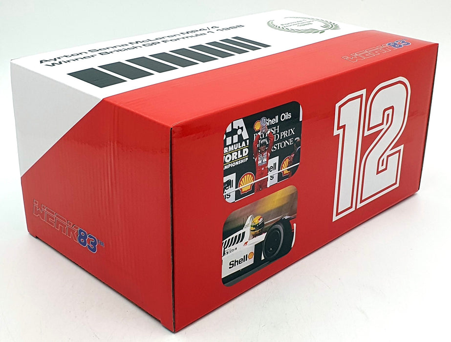 Werk83 1/18 Scale Diecast  W18056002 - McLaren MP4/4 1st British GP F1 1988