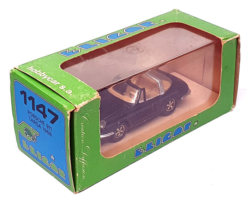 Eligor 1/43 Scale Diecast 1147 - 1968 Porsche 911 Targa - Black