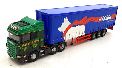 Corgi 1/50 Scale Diecast CC13709 - Scania R Series Curtainside - CS Ellis Corgi