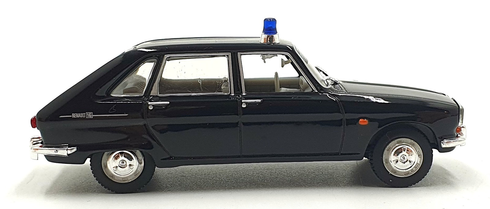 Norev Hachette 1/43 Scale FT4220 - 1968 Renault 16 Police - Police Car