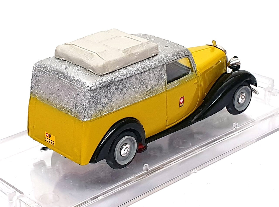 Vitesse 1/43 Scale 293 - Mercedes Benz 170 Van Postes Suisses - Yellow/Silver