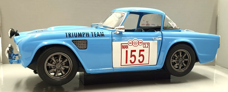 Revell 1/18 Scale Diecast 08873 - Triumph TR4 Rallye #155 - Light blue