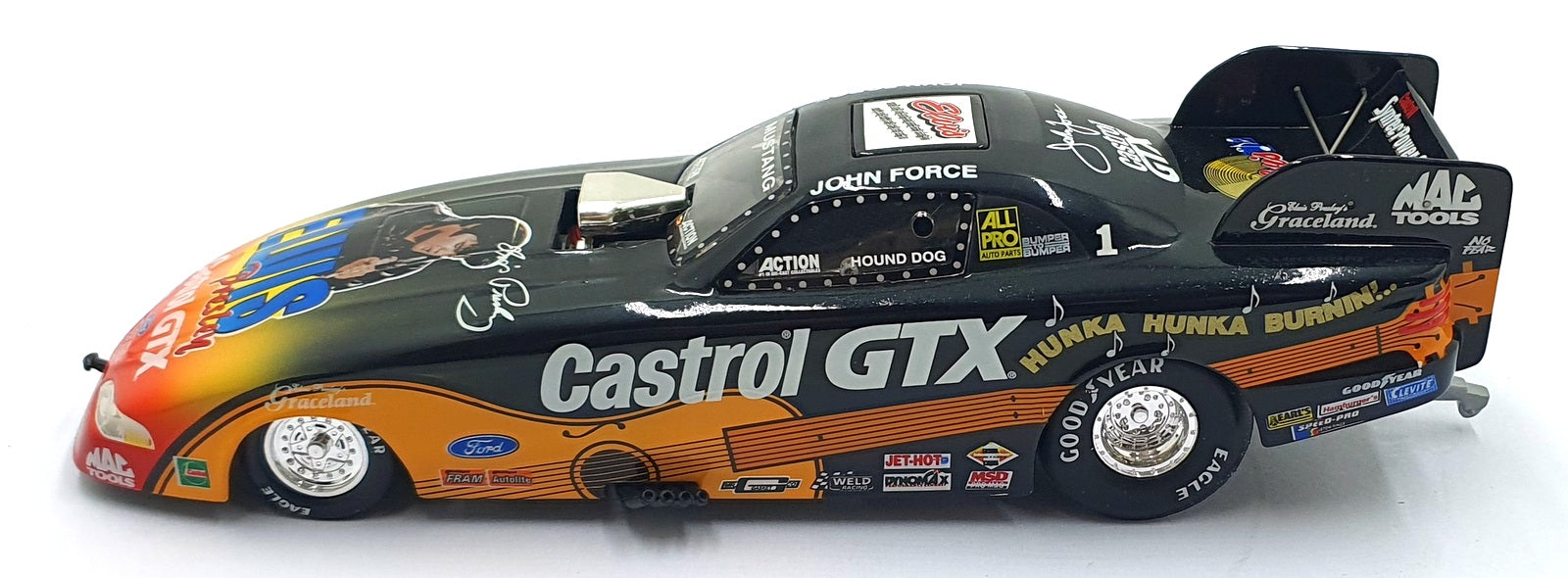 Action 1/24 Scale C249829254-2 Mustang Funny Car Dragster - John Force