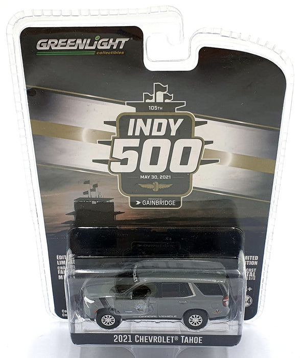 Greenlight 1/64 Scale 28080-E - 2021 Chevrolet Tahoe Truck - Grey