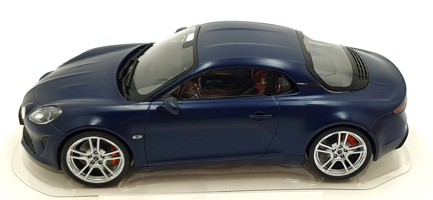 Norev 1/18 Scale Diecast 185444 - 2025 Alpine A110S - Mat. Storm Blue