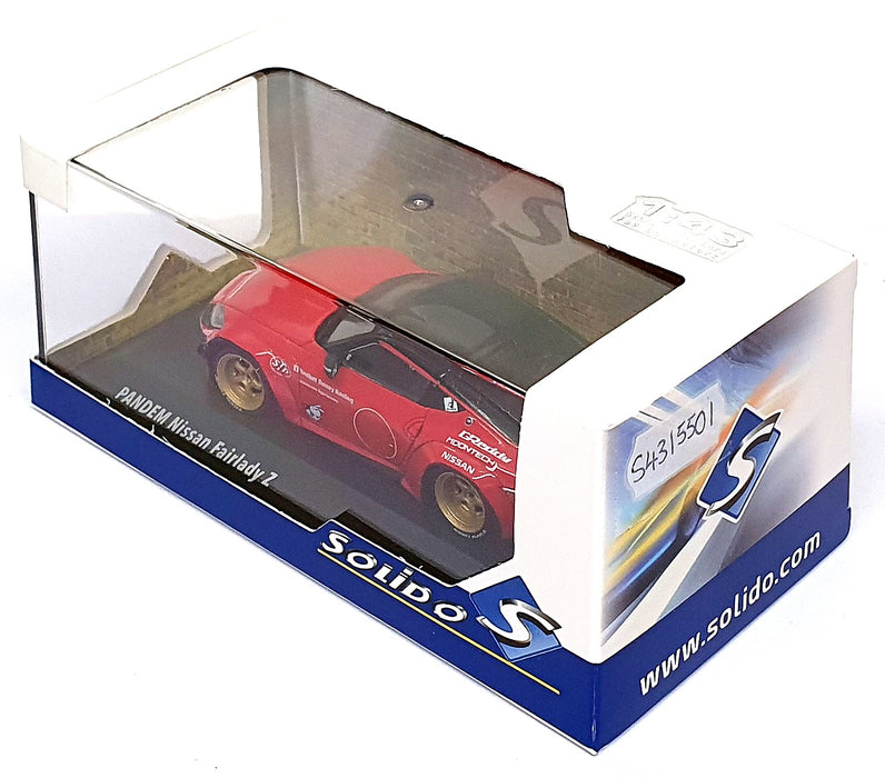 Solido 1/43 Scale Diecast S4315501 - Pandem Nissan Fairlady Z - Red