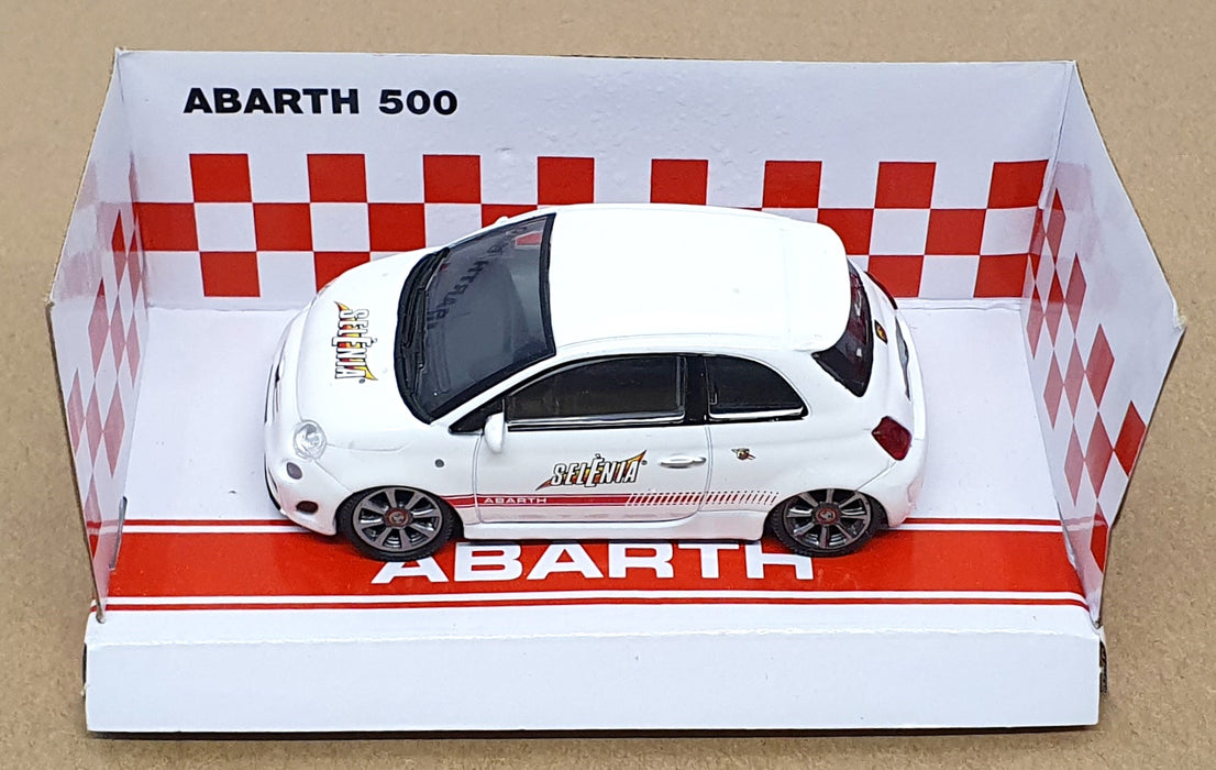 Mondo Motors 1/43 Scale Diecast 53109 - Fiat Abarth 500 - White