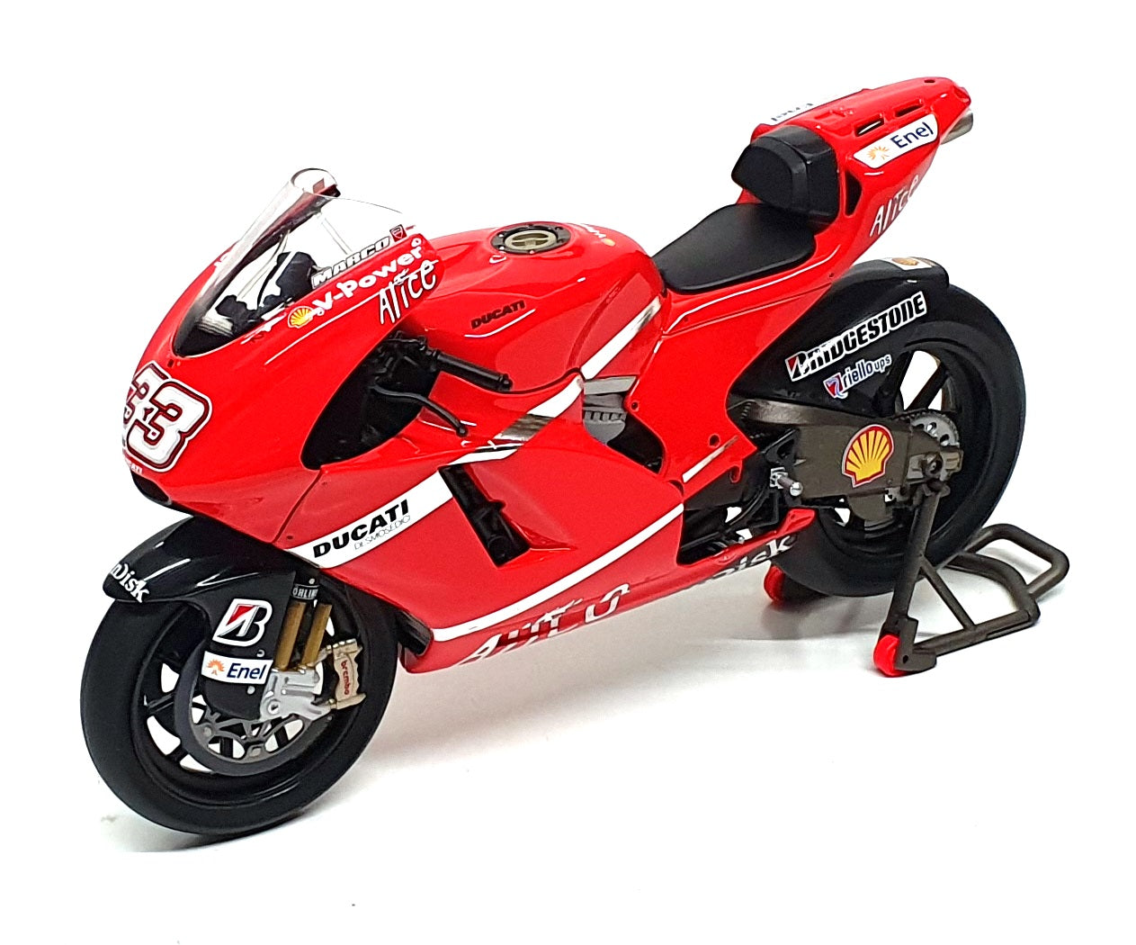 Minichamps 1/12 Scale 122 080033 - Ducati Desmosedici GP8 Melandri MotoGP 2008
