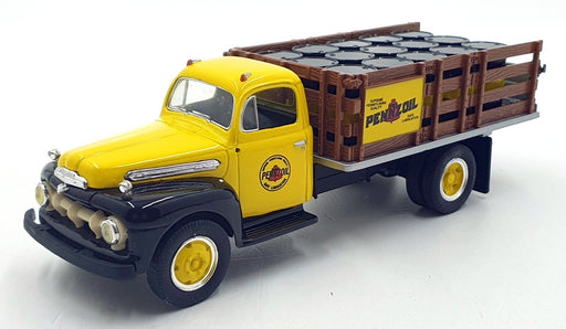 First Gear 1/34 Scale 19-1097 - Ford F-6 Full Rack Stake Truck - Pennzoil
