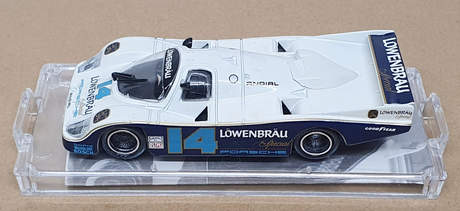Vitesse 1/43 Scale SM32 - Porsche 962 Lowenbrau #14 - White/Dk. Blue