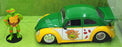 Jada 1/24 Scale Diecast 81439 - TMNT Michelangelo & 1959 Volkswagen Drag Beetle