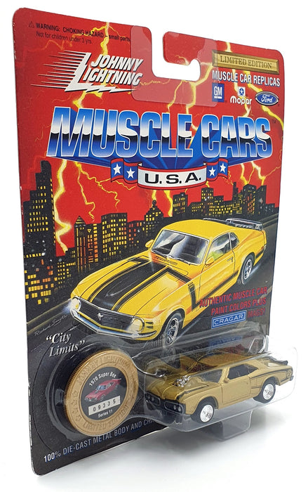 Johnny Lightning 1/64 Scale 200-210 - Muscle Cars USA 1970 Super Bee - Gold