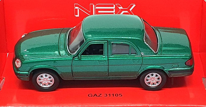 Welly 1/36-39 Scale Diecast 860670 - Gaz Volga 31105 - Met. Green