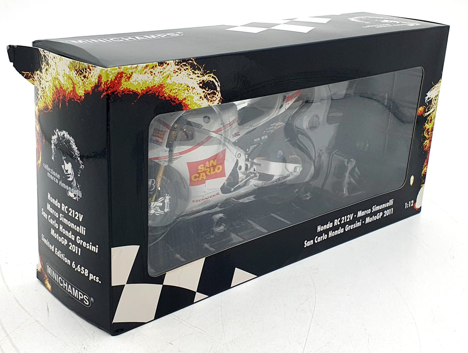 Minichamps 1/12 Scale 122 111158 - Honda RC212V MotoGP 2011 Simoncelli
