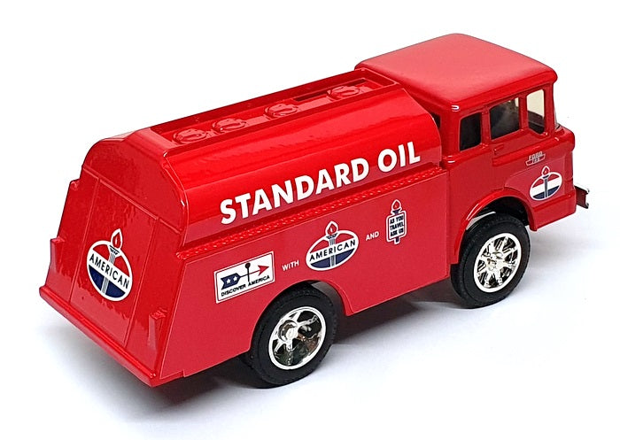 Ertl Appx 17cm Long 1482 - 1966 Ford Gas Truck (American) Coin Bank - Red