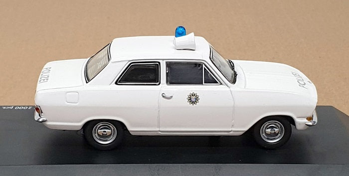 Schuco 1/43 Scale Diecast 02943 - Opel Kadette B Polizei - White