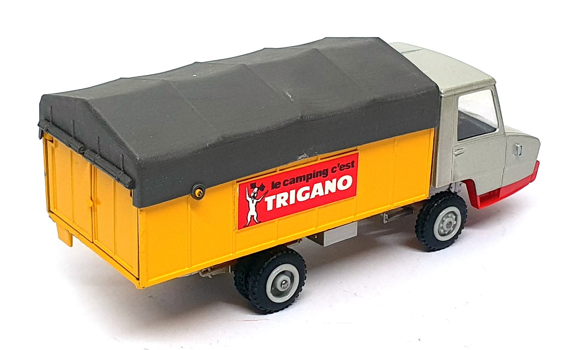 Solido 1/50 Scale 307 - Berliet Fourgon Stradair Trigano Truck - Silver/Yellow