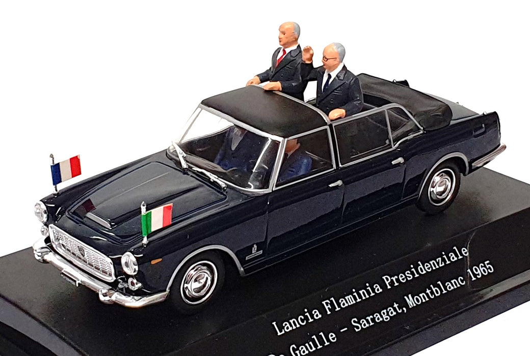 Starline 1/43 Scale 56041 Lancia Flaminia Pr. De Gaulle Montblanc 1965 Dk. Blue