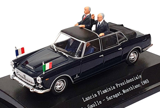 Starline 1/43 Scale 56041 Lancia Flaminia Pr. De Gaulle Montblanc 1965 Dk. Blue