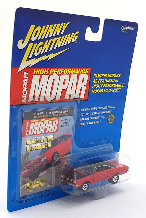 Johnny Lightning 1/64 Scale 291-07 HP MOPAR - 1969 Plymouth Roadrunner - Red
