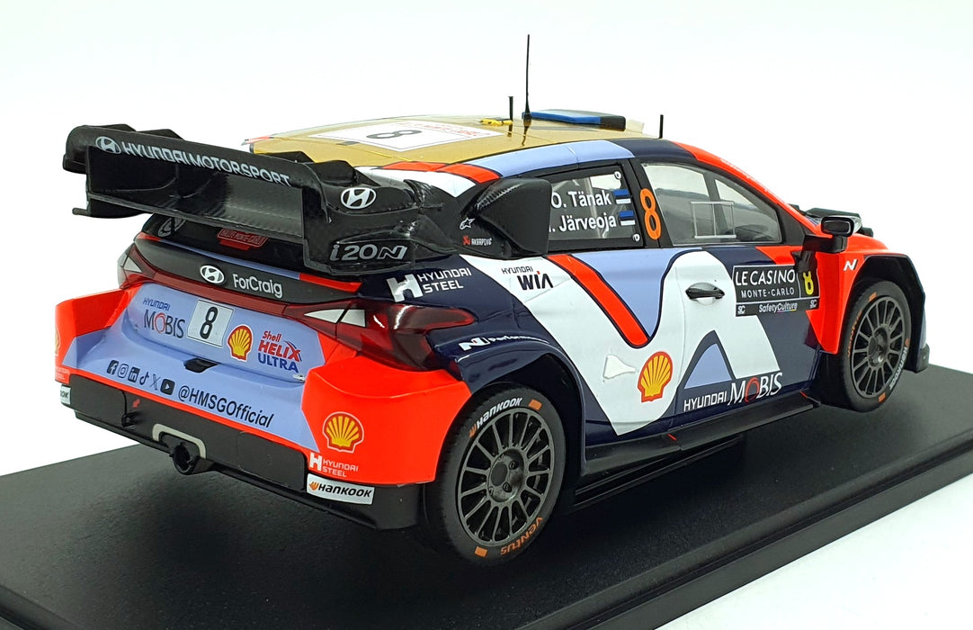 IXO 1/18 Scale 18RMC230B.22 - Hyundai i20 N Rally 1 #8 MC 2025