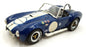 Kyosho 1/18 Scale Diecast DC9525C - Shelby Cobra 427 S/C - Blue/White
