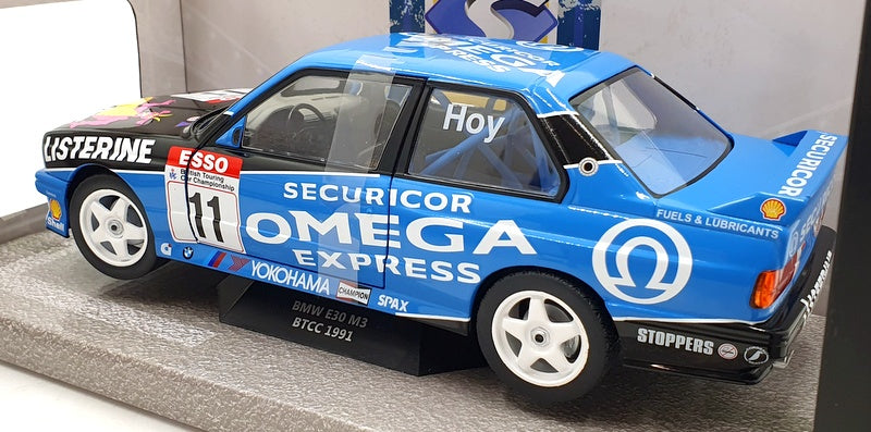Solido 1/18 Scale Diecast S1801522 - BMW E30 M3 BTCC 1991 W.Hoy #11