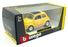 Burago 1/24 Scale Diecast 18-22098 - 1965 Fiat 500F - Yellow