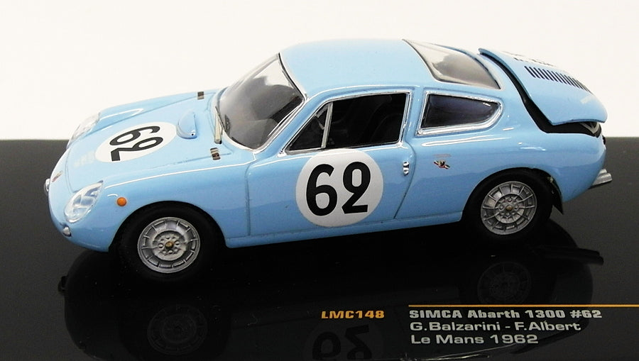 Ixo Models 1/43 Scale Diecast LMC148 - Simca Abarth #62 Le Mans 1962