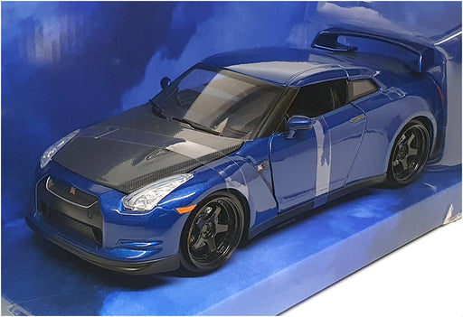 Jada 1/24 Scale 97036 - Fast & Furious 7 Brian's Nissan GT-R (R35) Met Blue