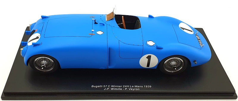 Spark 1/18 Scale 18LM39 - Bugatti 57 C Winner Le Mans 1939 J-P. Wimille