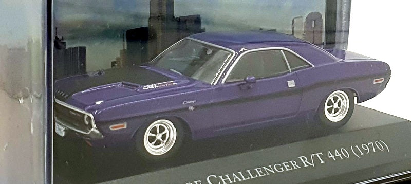 Altaya 1/43 Scale AT17325 - 1970 Dodge Challenger R/T 440 - Purple
