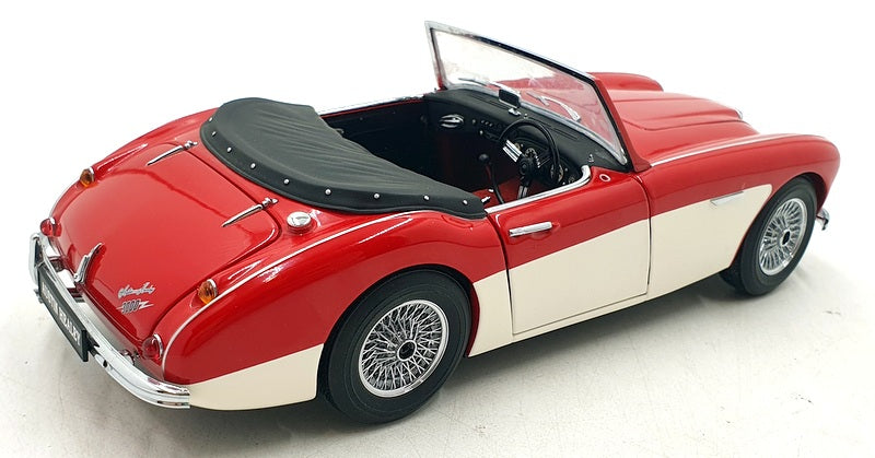 Kyosho 1/18 Scale 08141RW - 1960 Austin Healey 3000 Mk1 - Red/White