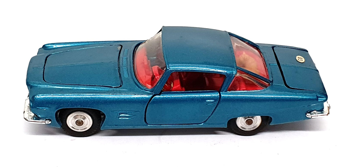 Corgi Toys 10cm Long Original Diecast 241 Ghia L.6.4 With Chrysler Engine - Blue