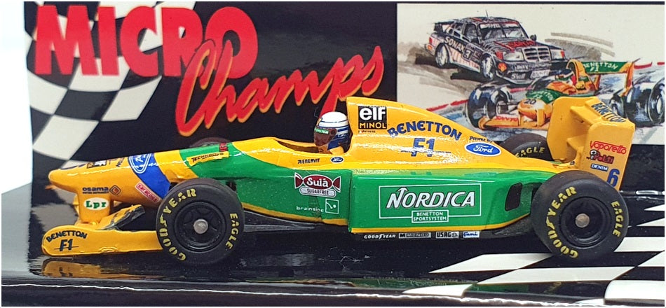 Minichamps 1:18 Riccardo Patrese Benetton B193B #6 3ème Britanique GP Formule 1 1993 110930906 Minichamps 1:18 Riccardo Patrese Benetton B193B #6 3ème Britanique GP Formule 1 1993 110930906