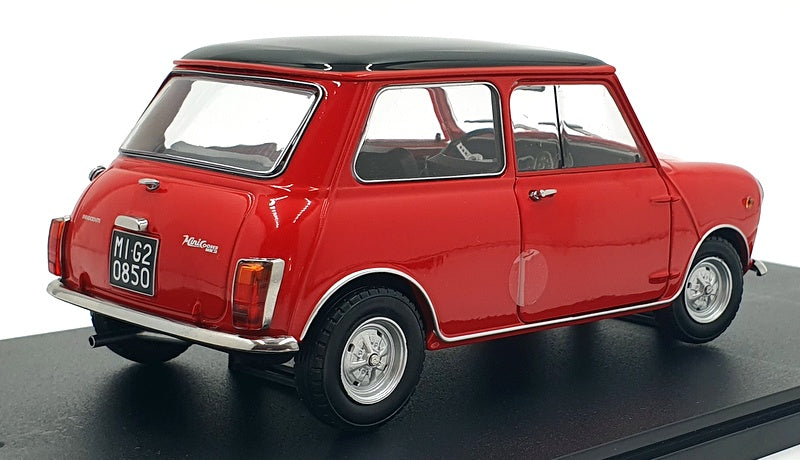 Mitica 1/18 Scale 205004-D - 1968 Innocenti Mini Cooper MK2 - Red/Black