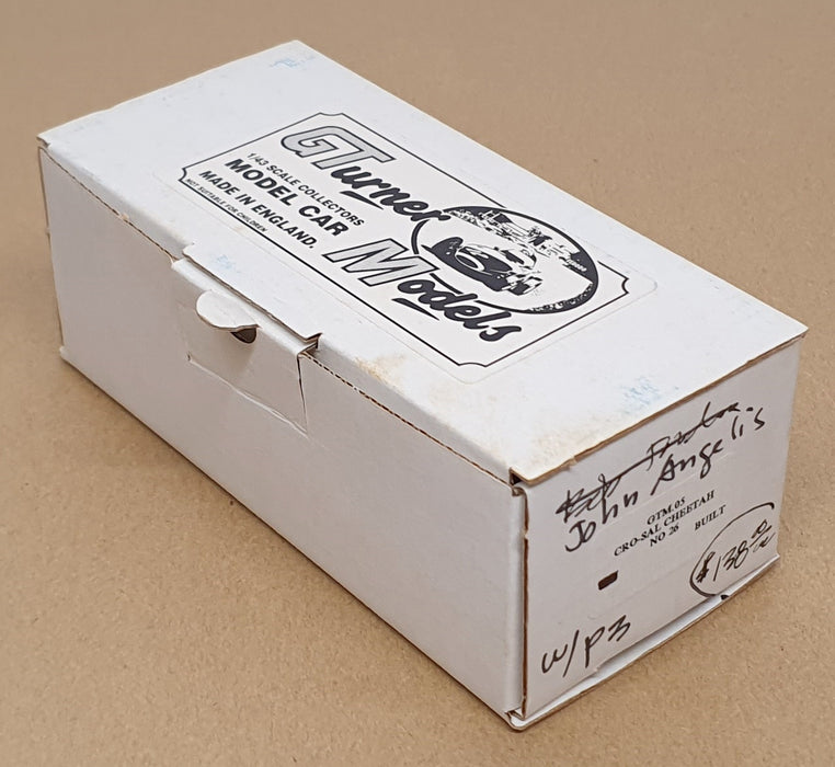 George Turner Models 1/43 Scale GTM.05 - Cro-Sal Cheetah #26 - Blue