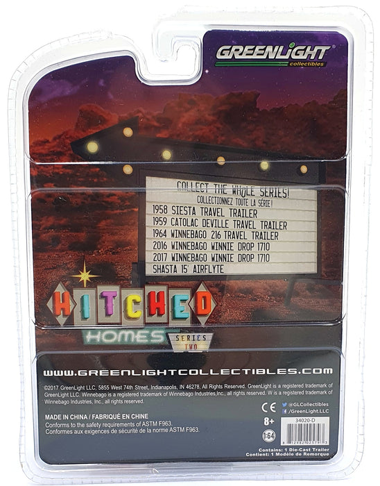 Greenlight 1/64 Scale 34020-D - 2016 Winnebago Winnie Drop 1710 - Blue