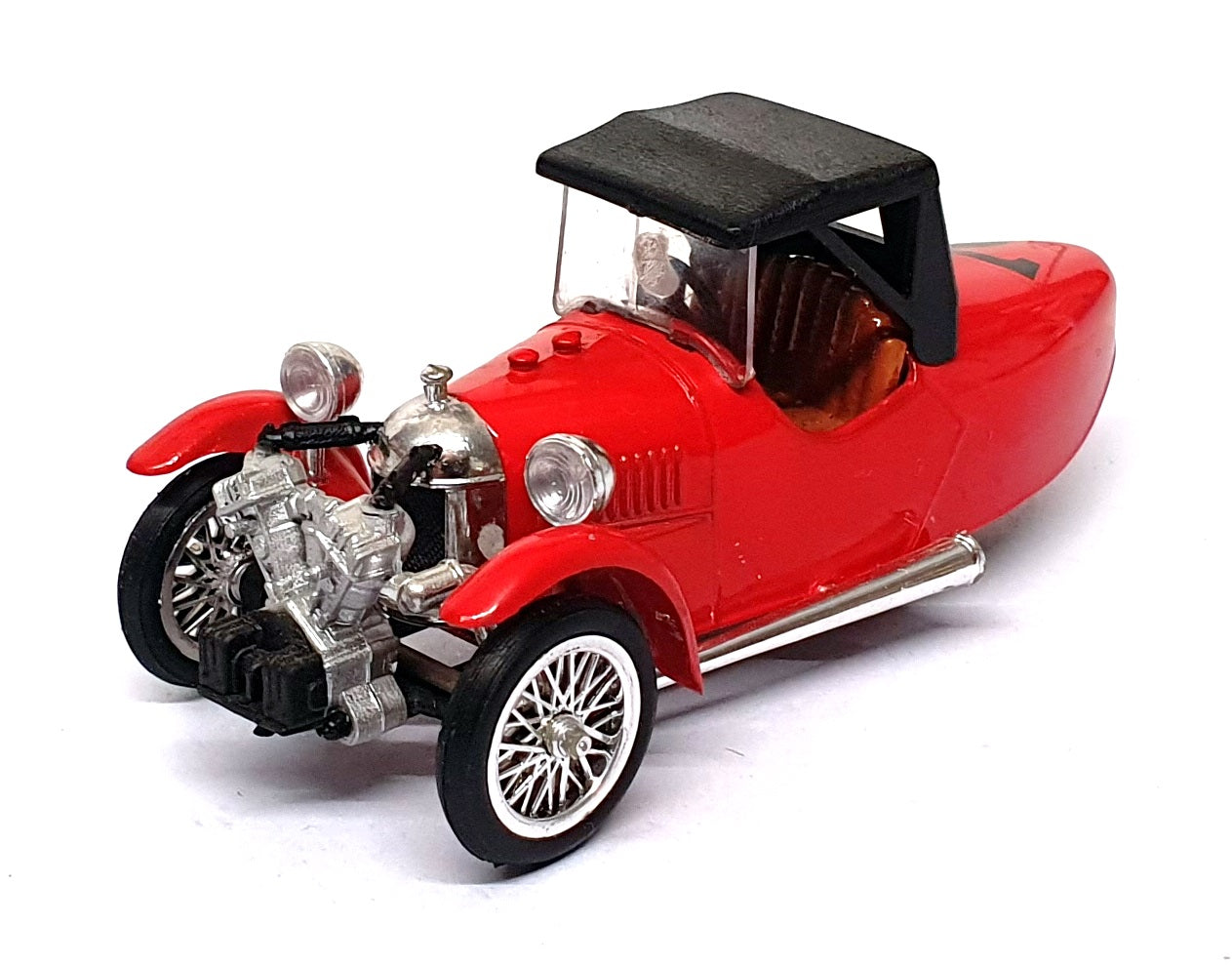 Brumm 1/43 Scale Diecast R4 - 1929 Darmont Cyclecar #7 - Red