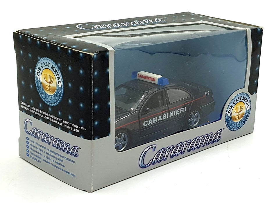 Cararama 1/43 Scale 210226E - Mercedes-Benz C320 Carabinieri Police Car - Blue