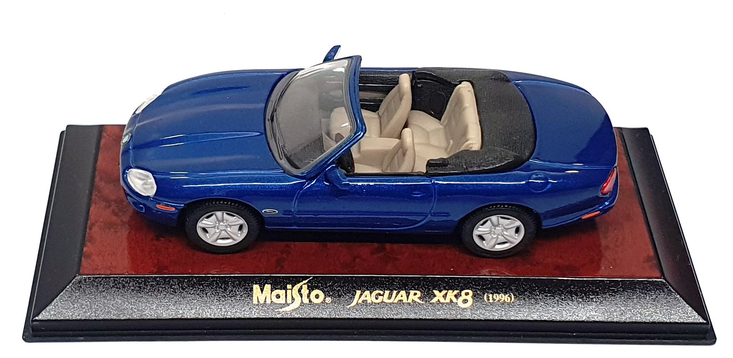 Maisto 1/43 Scale Diecast 50103 - 1996 Jaguar XK8 - Met. Blue