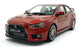 Sun Star 1/18 Scale Diecast 5822 - Mitsubishi Lancer Evolution X (LHD) Met. Red