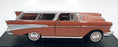 Road Signature 1/18 Scale Diecast 92088 - 1957 Chevrolet Nomad - Coral/White