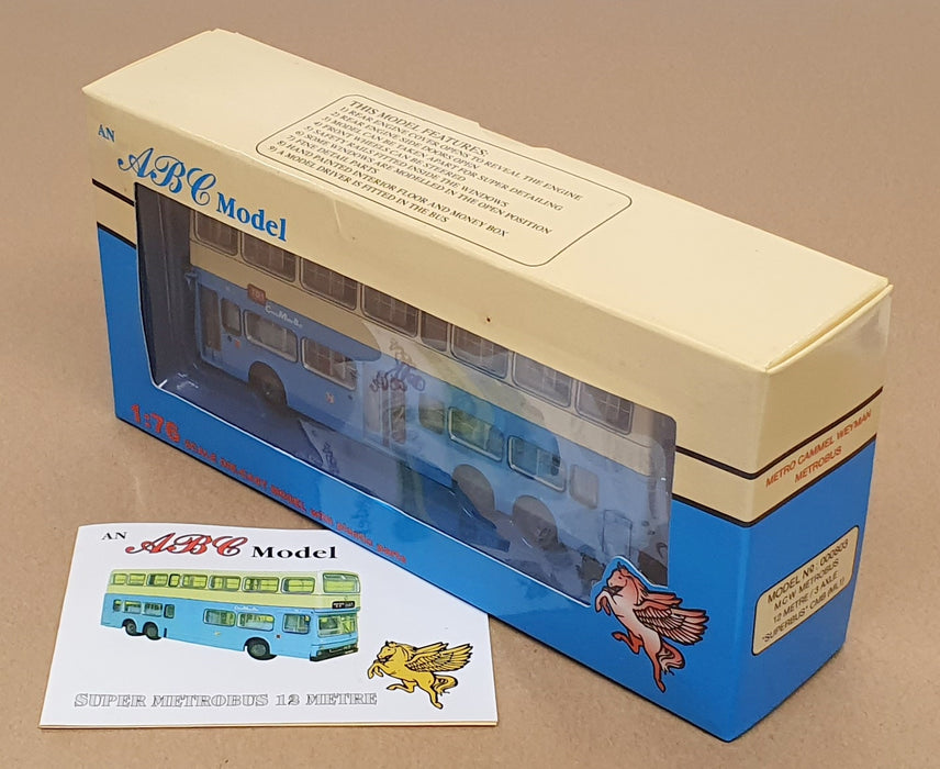 ABC Model 1/76 Scale 000803 - MCW Super Metrobus 12m CMB Rt. 101 - Blue/Cream